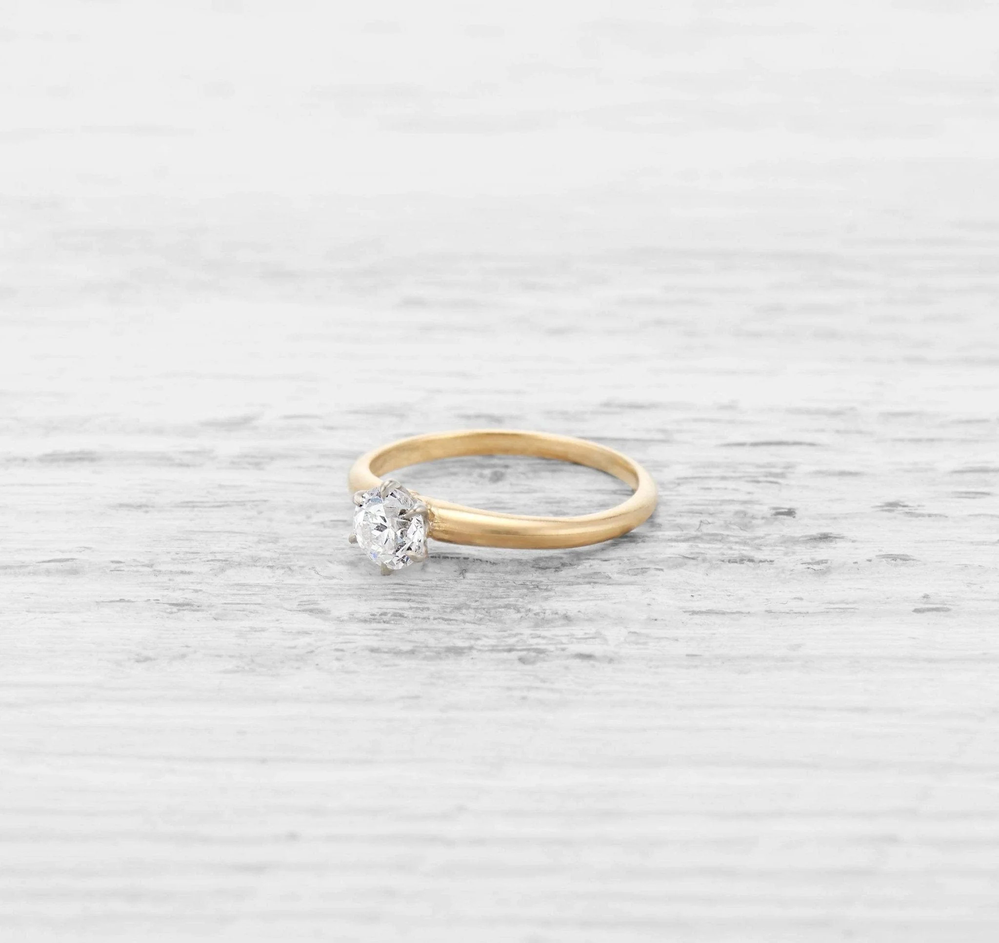 .44 CARAT TIFFANY & CO ANTIQUE DIAMOND SOLITAIRE ENGAGEMENT RING