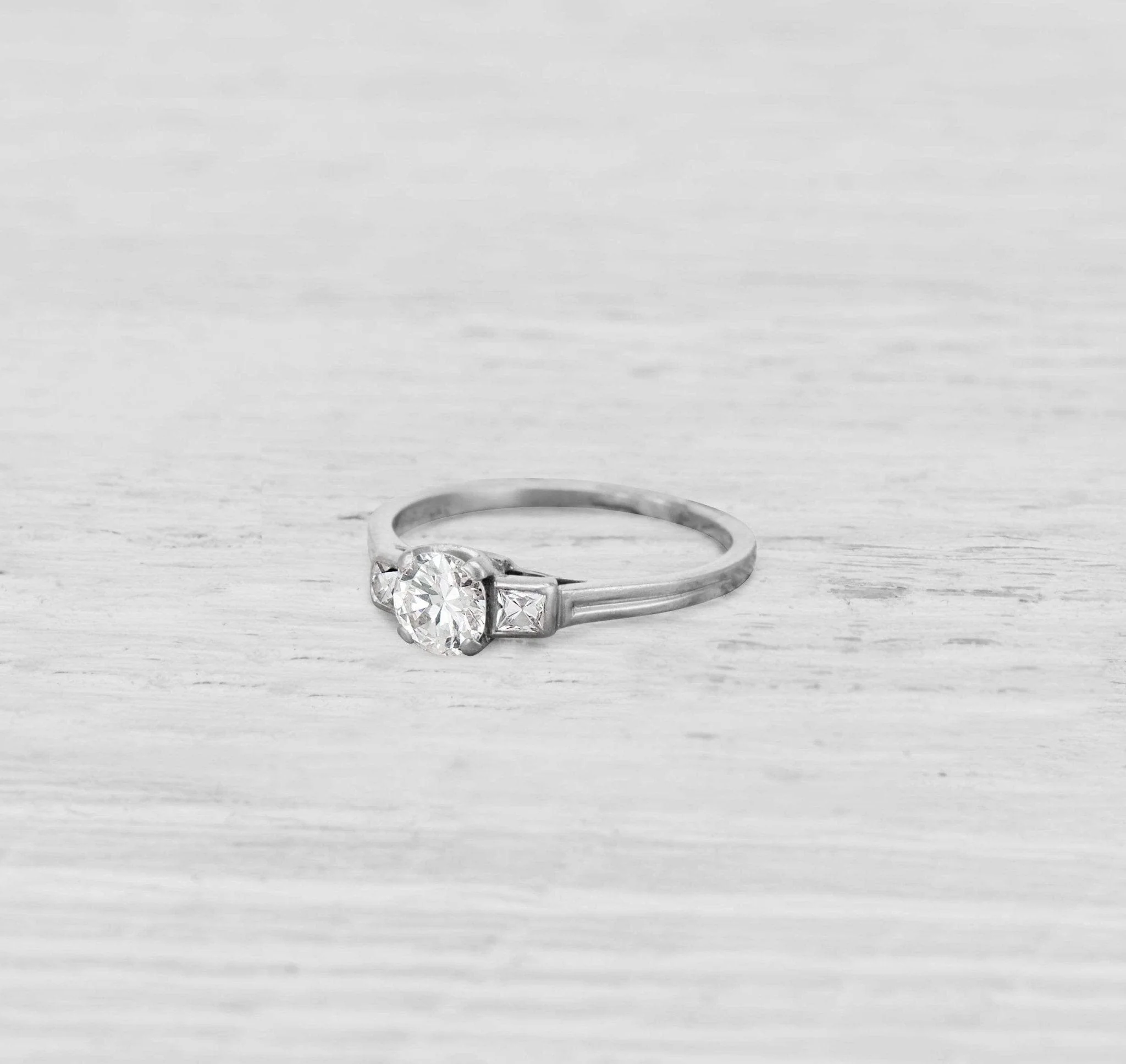 .50 CARAT ART DECO TIFFANY & CO DIAMOND ENGAGEMENT RING