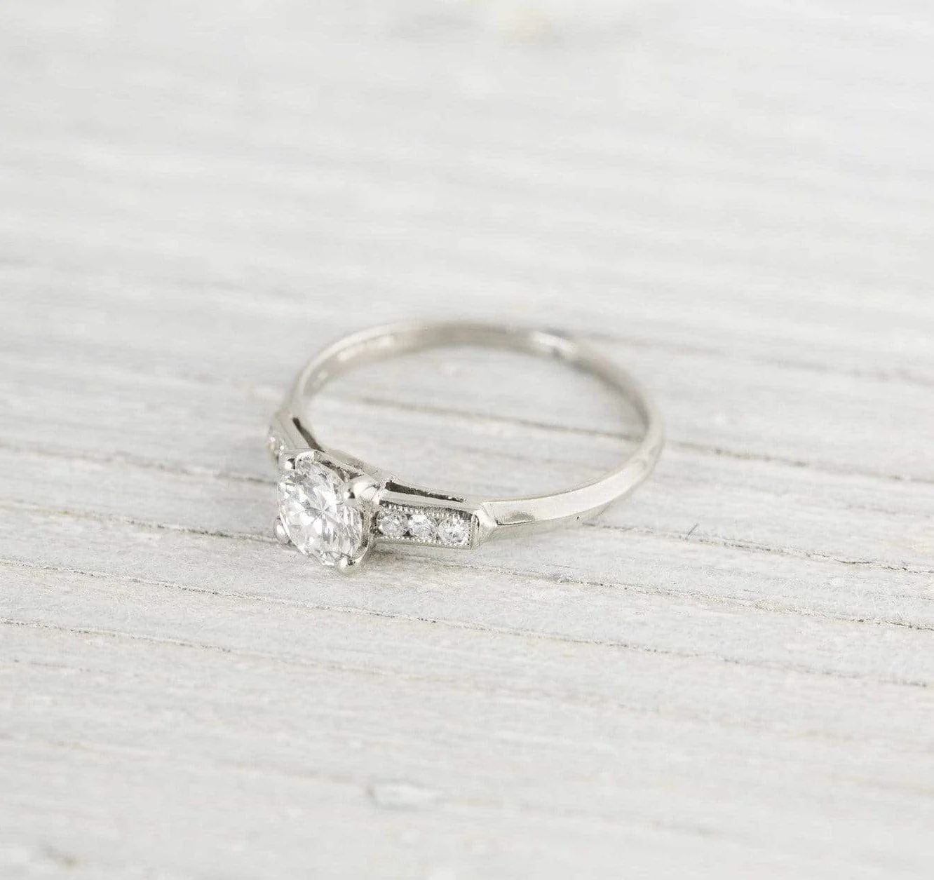 .54 Carat Vintage Art Deco Engagement Ring