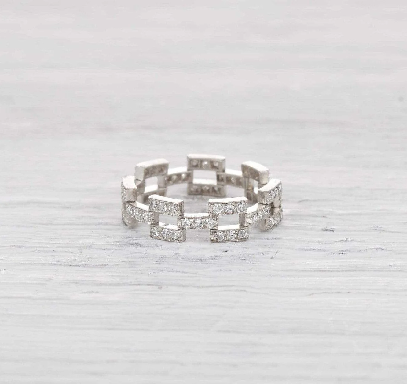 Art Deco Chain Link Band