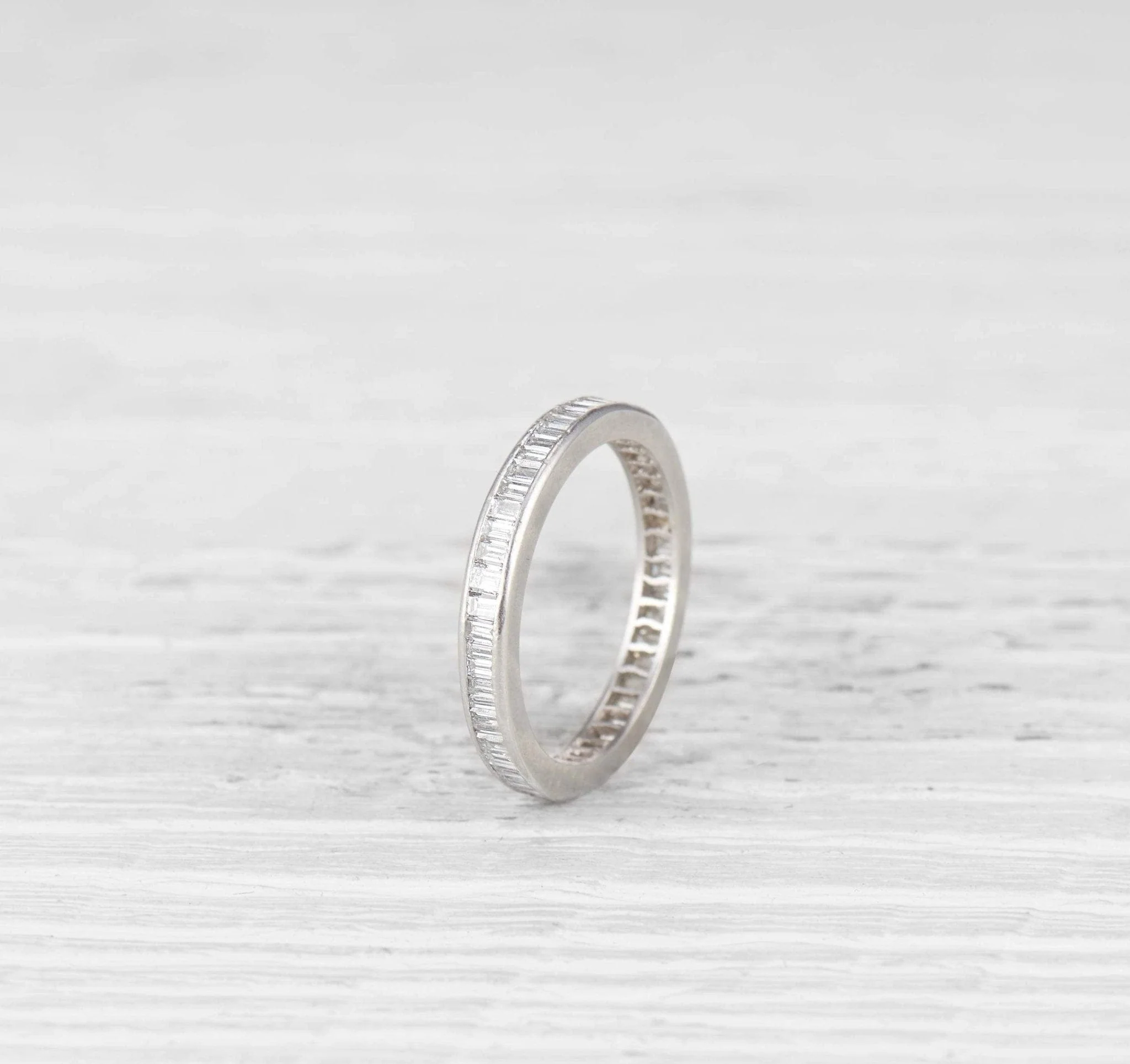 ART DECO DIAMOND WEDDING BAND