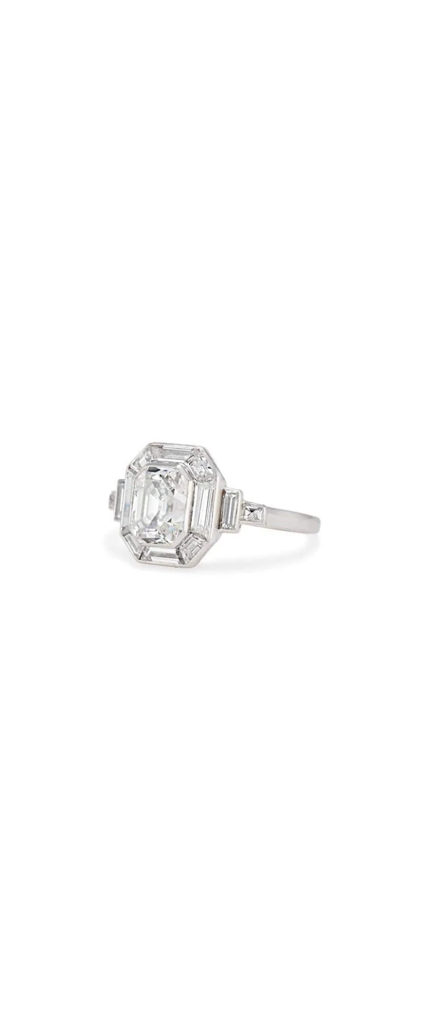 Art Deco Diamond Engagement Ring