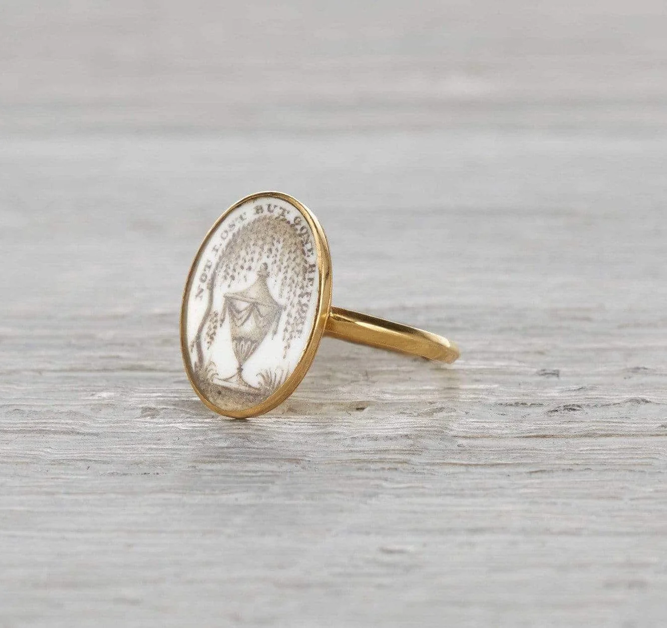 Georgian Urn Motif Mourning Ring