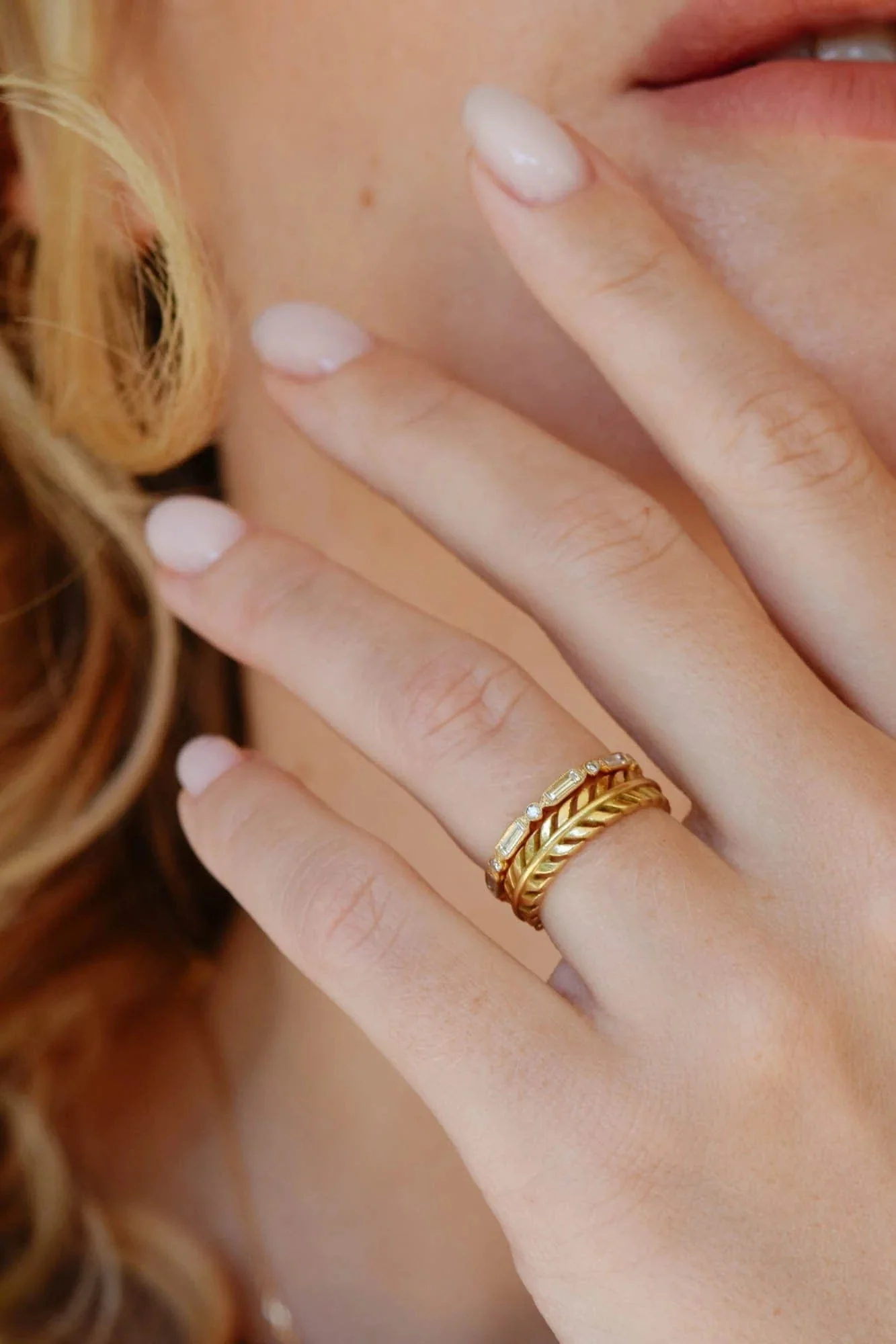 Quill | 18k Yellow Gold | Size 4.5 - Image 3